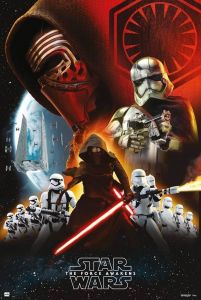 Star Wars The Force Awakens Empire Black - plakat