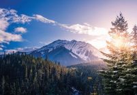 Góry Skaliste Kanada - fototapeta