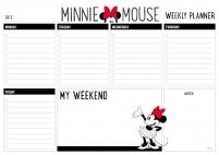 Minnie Mouse Rocks The Dots - planer tygodniowy