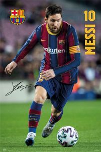 FC Barcelona 20/21 Messi - plakat