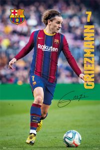 FC Barcelona 20/21 Griezmann - plakat