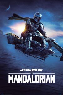 Star Wars The Mandalorian Speeder Bike 2 - plakat