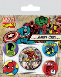 Marvel Comics Iron Man - przypinki