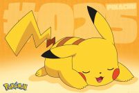 Pokemon Pikachu Asleep - plakat
