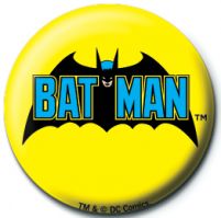 DC Comics Batman Retro Logo - przypinka