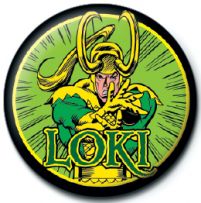 Marvel Comics Loki - przypinka