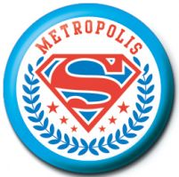 Superman Metropolis - przypinka