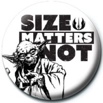 Star Wars Size Matters Not - przypinka