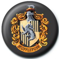 Harry Potter Hufflepuff Crest - przypinka