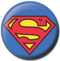 Superman Logo - przypinka