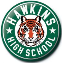 Stranger Things Hawkins High School - przypinka
