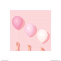 Różowe balony - reprodukcja