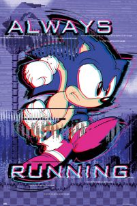 Sonic Always Running - plakat