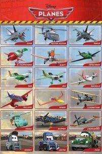 Samoloty Planes Grid - plakat