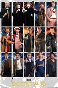 Doctor Who Doctors Grid - plakat