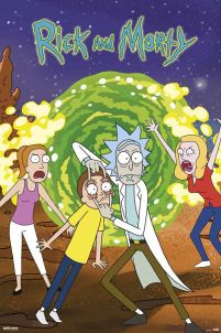 Rick And Morty Portal - plakat