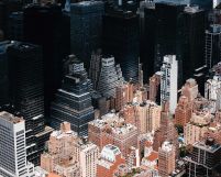 Budynki w Nowym Jorku - plakat