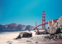 Golden Gate, San Francisco - plakat