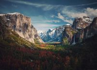 Krajobraz Yosemite - plakat