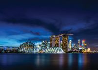Singapur Nocą - plakat