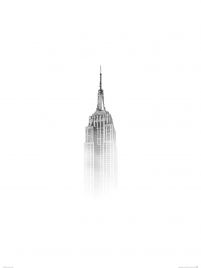 Empire State Building we mgle - reprodukcja
