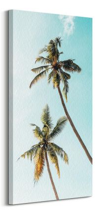 Palmy w Słońcu - obraz na płótnie