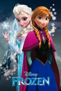 Kraina Lodu Elsa i Anna - plakat