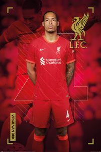 Liverpool FC Virgil Van Dijk - plakat