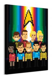 Star Trek Trexels Original Crew - obraz na płótnie