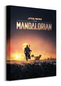 Star Wars The Mandalorian Dusk - obraz na płótnie