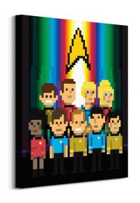 Star Trek Trexels Original Crew - obraz na płótnie