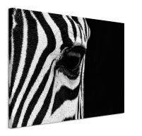 Zebra Eye - obraz na płótnie