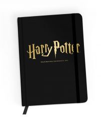 Harry Potter Gold Logo - notes A5