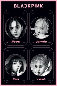 Black Pink How You Like That - plakat