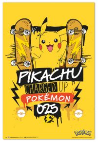 Pokemon Pikachu Charged Up - plakat