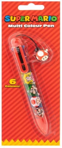 Super Mario 4 Colour - długopis wielokolorowy