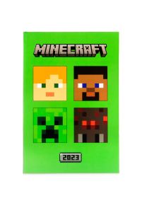 Minecraft - dziennik A5 kalendarz 2023