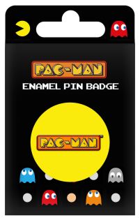 Pac Man Logo - przypinka