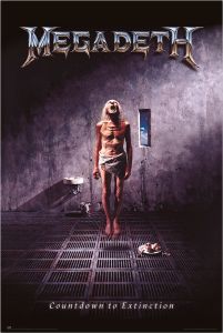 Megadeth Countdown To Extinction - plakat