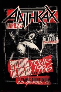 Anthrax Spreading The Disease 1986 - plakat