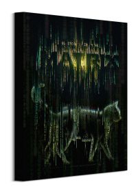The Matrix Resurrections Cat Glitch - obraz na płótnie