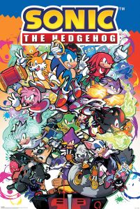 Sonic The Hedgehog Sonic Comic Characters - plakat