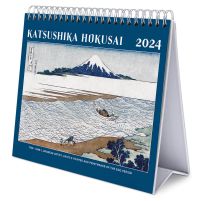 Hokusai - biurkowy kalendarz 2024