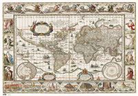 Mapa Świata Starożytna - podkładka na biurko