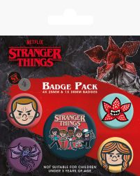 Stranger Things 4 Badge Pack - przypinki