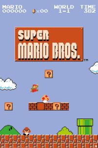 Super Mario Bros World 1-1 - plakat