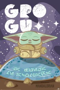 Star Wars The Mandalorian Grogu Cuteness - plakat