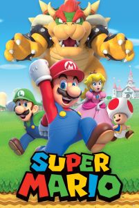 Super Mario Character Montage - plakat