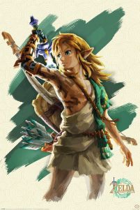 The Legend Of Zelda Tears Of The Kingdom Link Unleashed - plakat