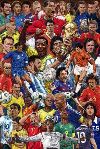 Legendary Footballers - plakat